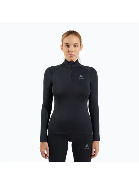 Дамска термоактивна блуза с дълъг ръкав ODLO Fundamentals Active Warm Bl Top Turtle Neck black черно