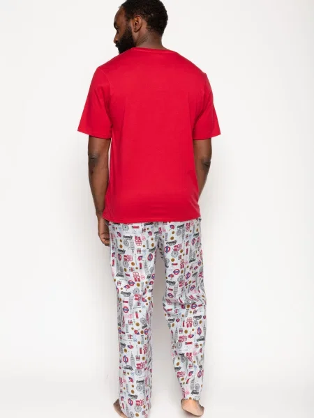 Пижама Cyberjammies из модала красная