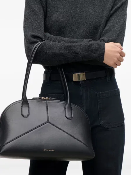 Geantă Victoria Beckham din piele negru