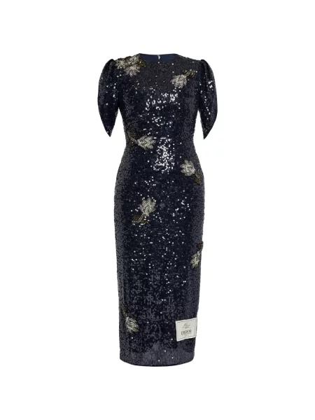 Rochie midi Erdem până la genunchi de costum albastru