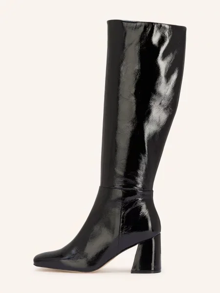 Mrs & Hugs Lakierowane Buty schwarz czarne