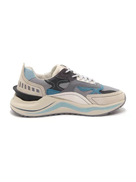 Sneakersy D.a.t.e. skórzane szare