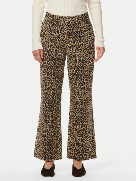 Pieces Джинси Salume Straight Fit коричневий