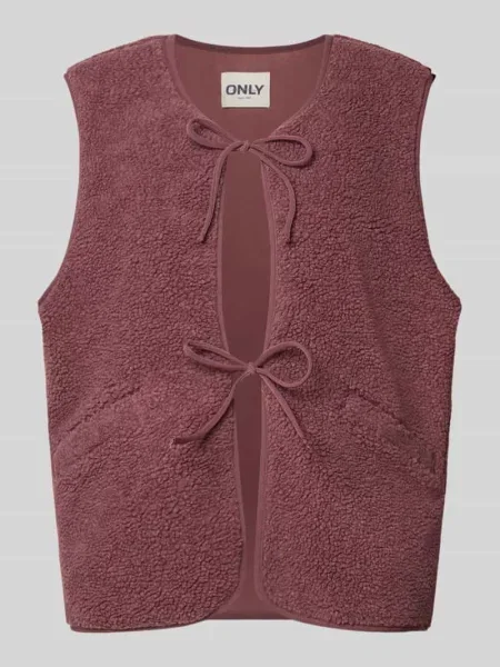 Kamizelka o kroju regular fit z wiązaniem model BABY' Only