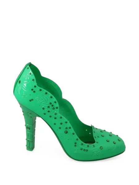 Pantofi cu toc Dolce & Gabbana verde