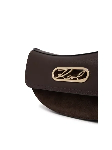 Karl Lagerfeld crossbody kabelka dámska K/SIGNATURE hnedá