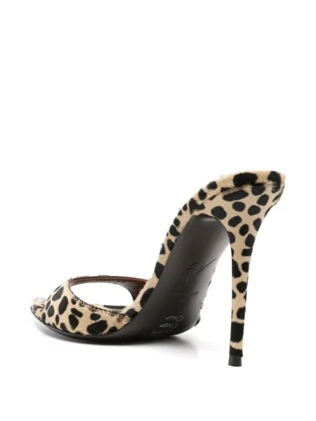 Sandale Giuseppe Zanotti cu imagine cu model leopard