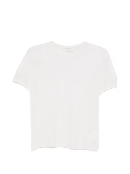 Плетена тениска Lisa Yang бяло