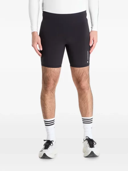 Leopárdmintás póló Adidas fekete