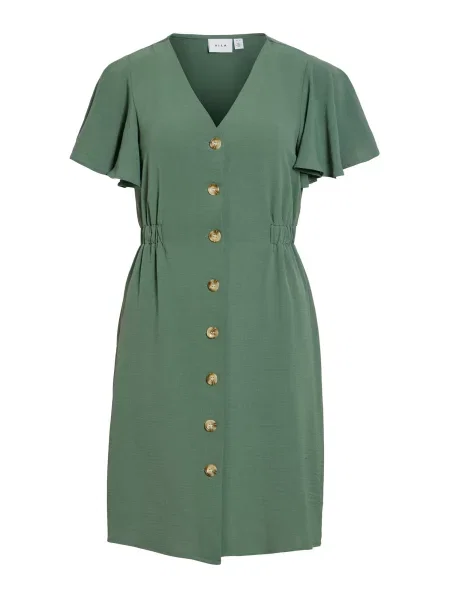 VILA Rochie jad verde