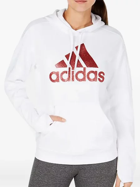 Leggings Adidas alergare cu model floral cu imagine roșu