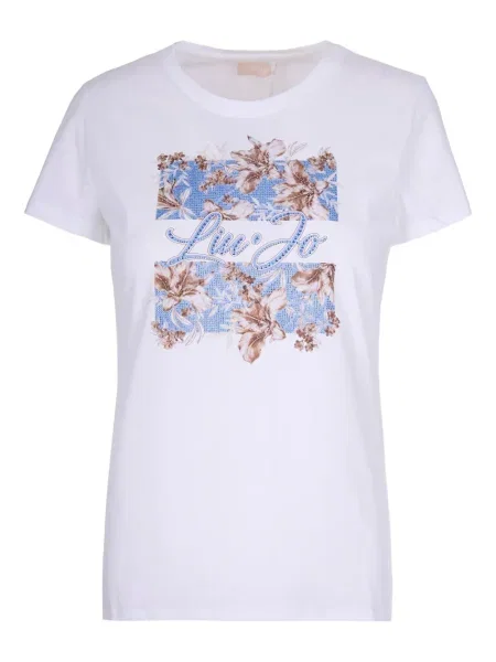 Tricou Liu Jo cu model floral alb