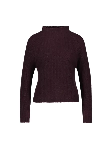Sweter z golfem Henry Christ do golfa czerwony