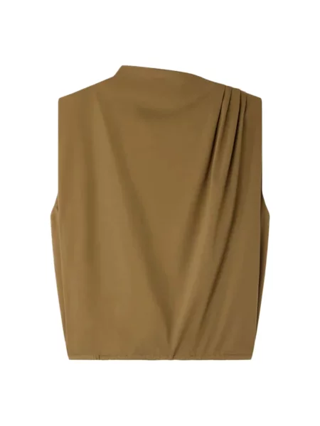 Top Soeur drapowany zielony