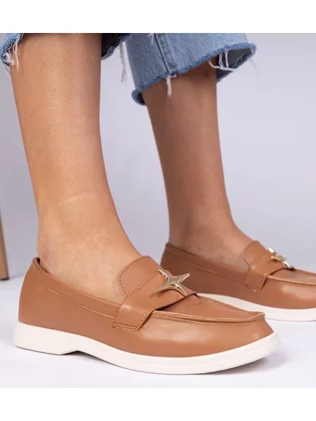 Mocasini D/ceo auriu