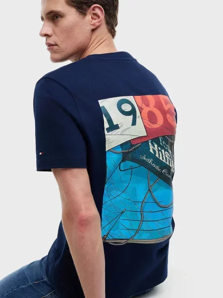 Футболка Tommy Hilfiger синя