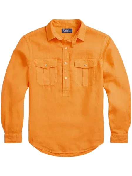 Slip de baie Polo Ralph Lauren cu broderie din piele de căprioară în carouri albastru