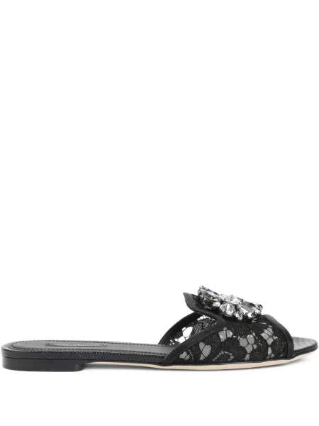 Brosa Dolce & Gabbana din dantelă negru