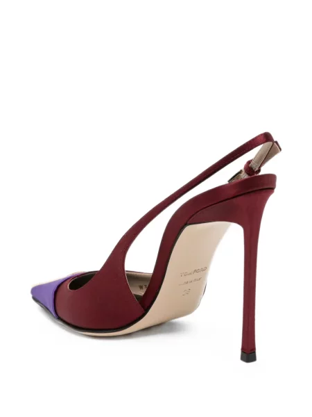 Pantofi cu toc Tom Ford slingback violet