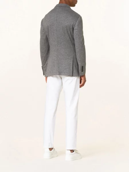 Brunello Cucinelli Marynarka Z Kaszmiru Extra Slim Fit grau szara
