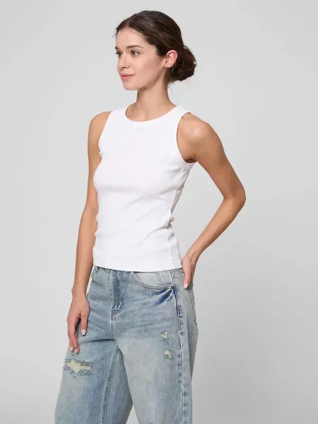 Майка PRPY бавовна/поліестер/еластан білий