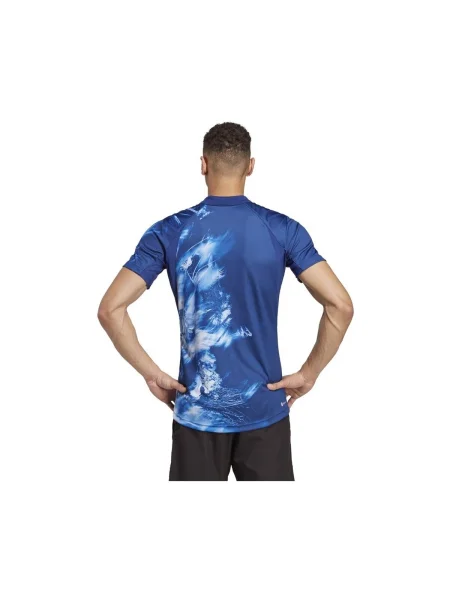 Tricou Adidas tenis albastru