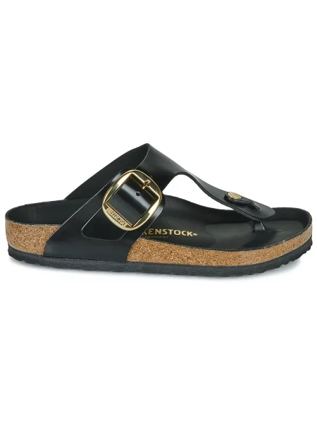 Pantofle Birkenstock s přezkou černé