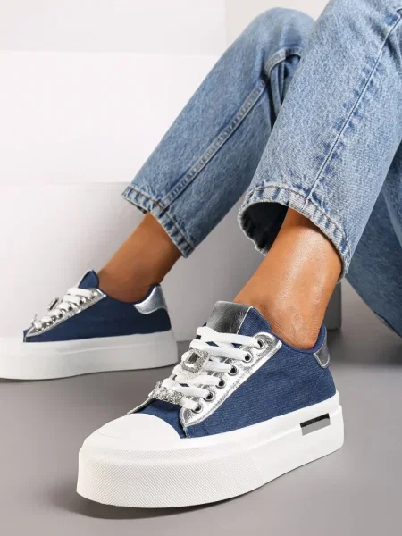 Sneakerși Inny albastru