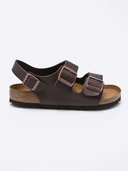 Sneakers Birkenstock Milano Birko-Flor dark brown EUR 46 maro
