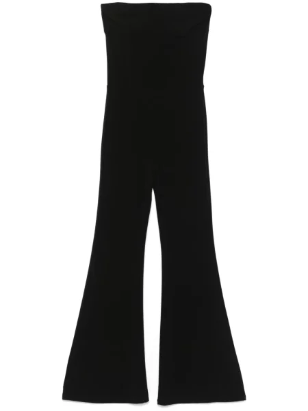 Kombinezon Patrizia Pepe z dżerseju czarny