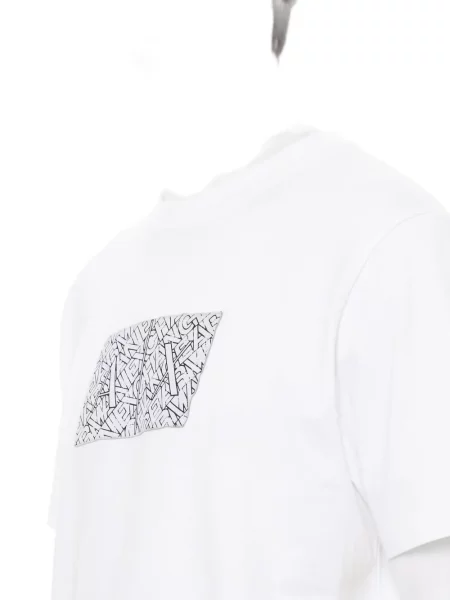 Μπλούζα Armani Exchange με σχέδιο λευκό