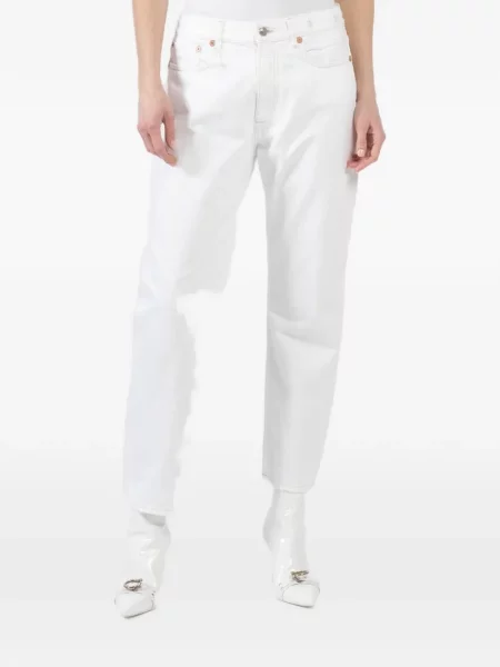 Zwężane dżinsy R13 zwężany biały