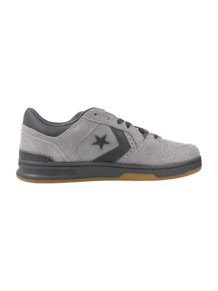 Pantofi Converse din piele de căprioară gri