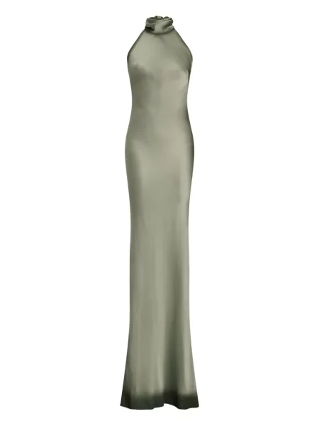 Rochie maxi Ralph Lauren Collection fără mâneci de costum verde