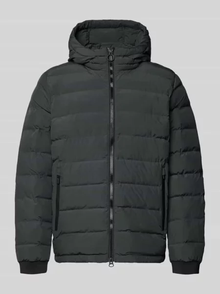 Pikowana parka Geox zielona