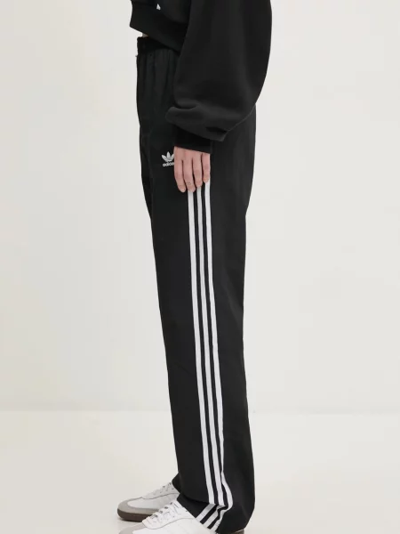 Donji dio trenirke adidas Originals Woven Track Pant s uzorkom crna