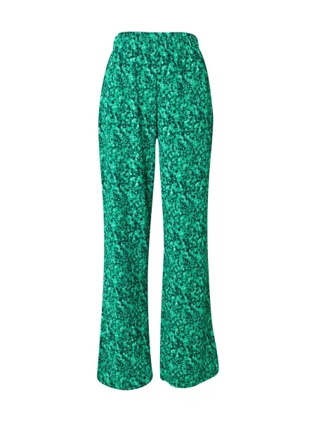 Nasty Gal Kalhoty jedle / trávově zelená bílá