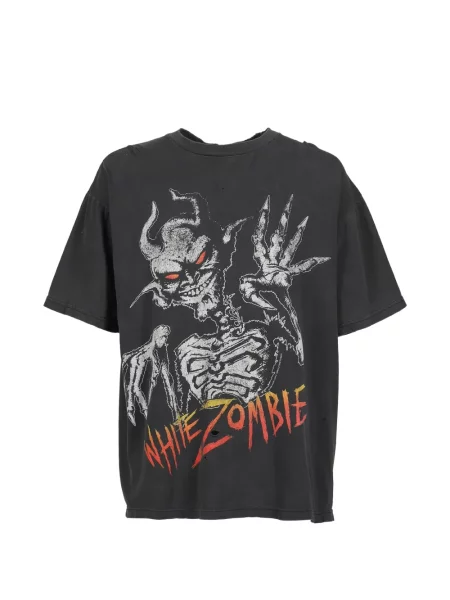 Tricou Earthling Collective zdrențuiți negru