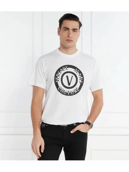 Versace Jeans Couture Póló SERIGRAFICHE fehér