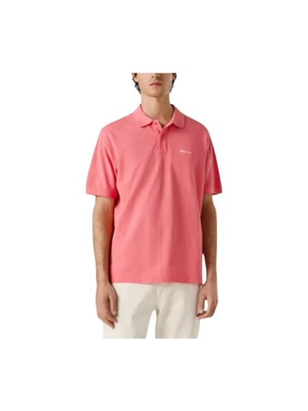 Koszulka polo Pepe Jeans różowa