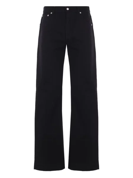 Straight fit džíny Alexander Mcqueen černé