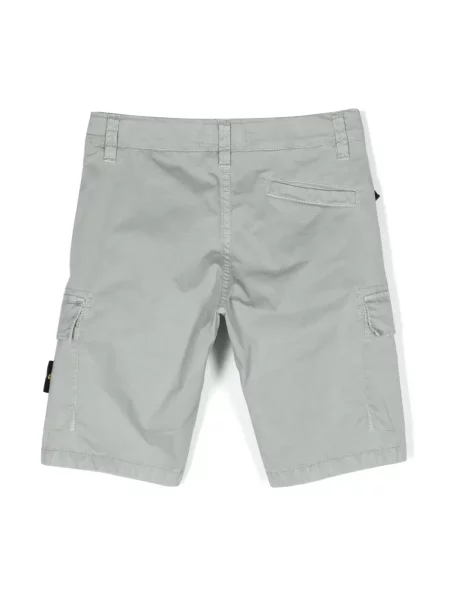 Szorty cargo dziecięce Stone Island szare