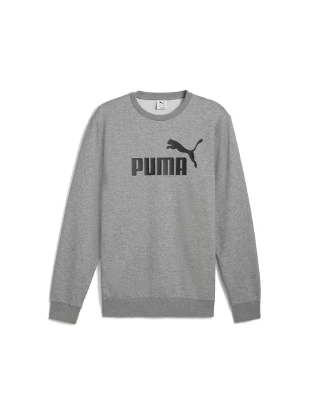 PUMA Hanorac sport Ess No. 1 gri amestecat negru