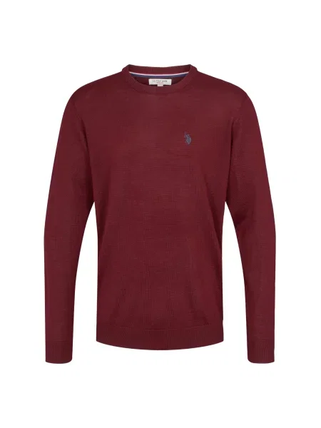 U.S. POLO ASSN. Pulover UMKent' roșu