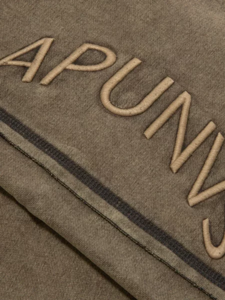 Pantaloni Aape By A Bathing Ape cu broderie maro