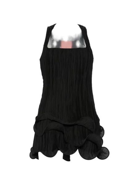Rochie mini Cult Gaia cu volane negru