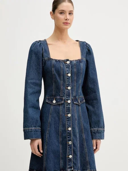 Sukienka koszulowa Gestuz niebieska