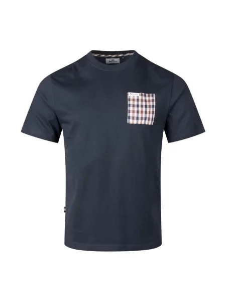 Koszulka Aquascutum niebieska