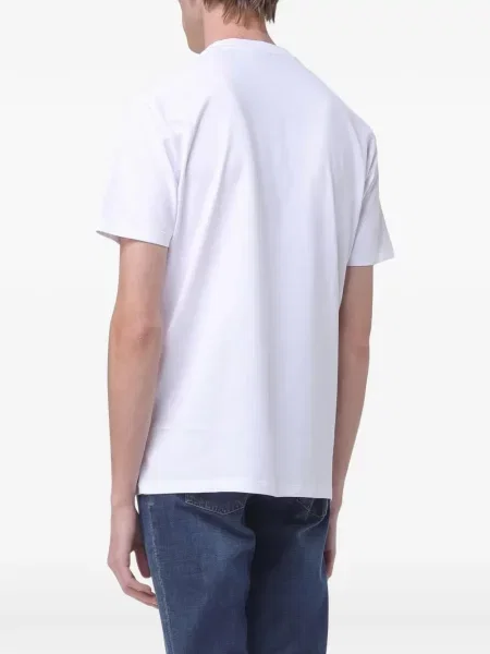 Μπλούζα Armani Exchange με αυτόγραφο λευκό