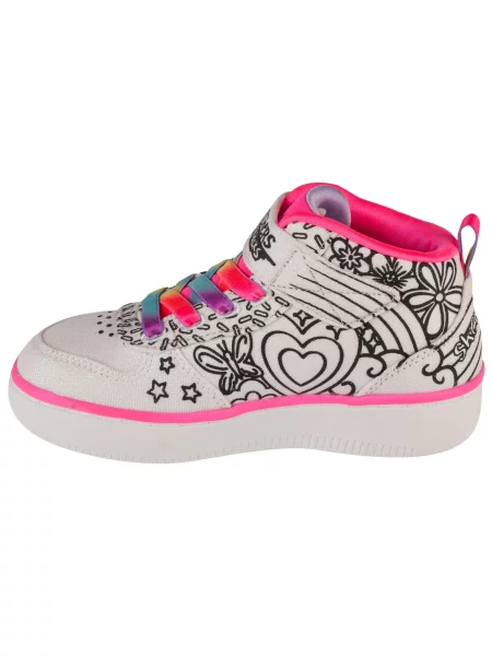 Buty sportowe Sneakersy dziewczęce Sport Court 92 Color Me Kicks białe